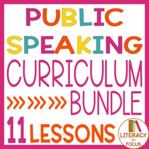 Public Speaking Curriculum