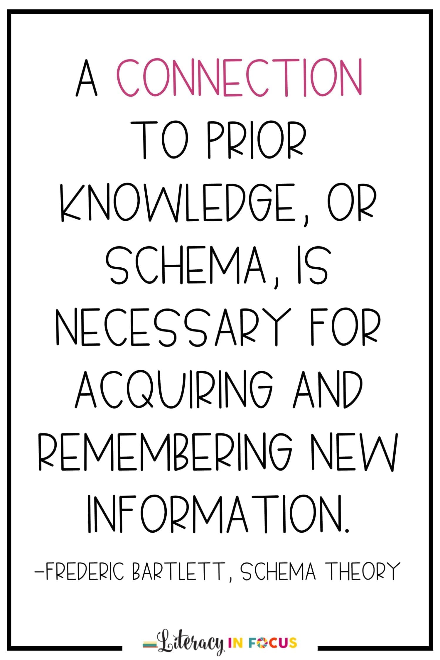 Schema theory in the classroom