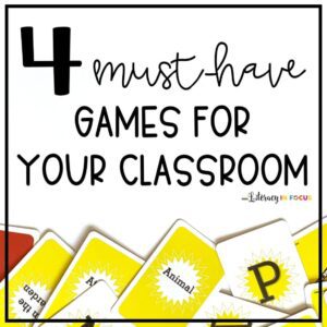 Classroom Vocabulary Games