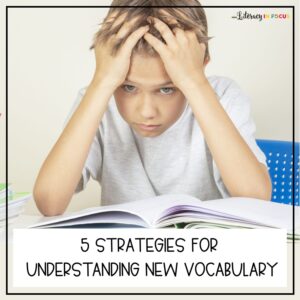 Vocabulary Strategies for Elementary Students
