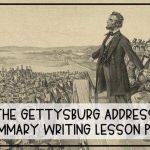 Gettysburg Address Lesson Plan