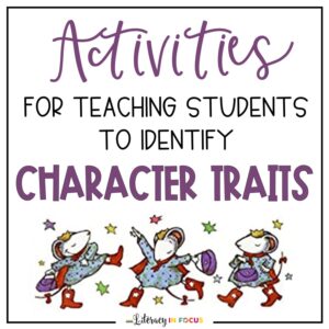character traits lesson plan