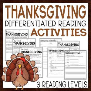 Thanksgiving Reading Passages and Questions