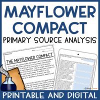 Mayflower Compact Lesson Plan