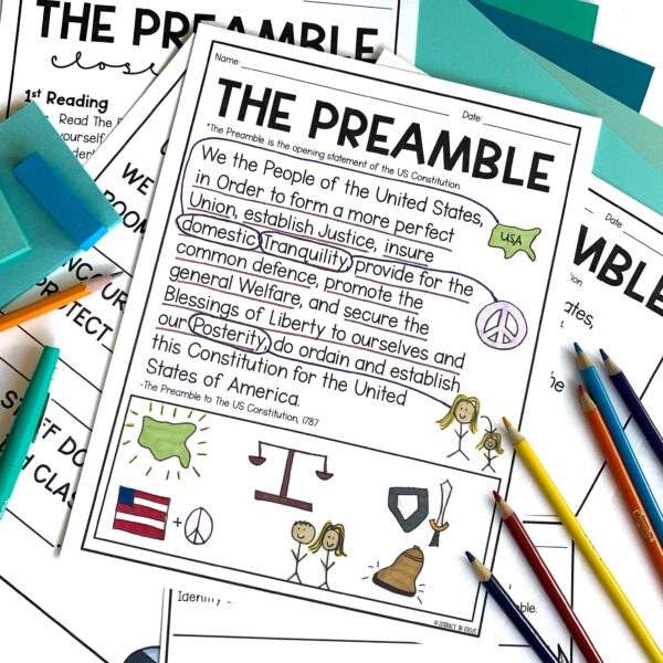 The Preamble Close Reading
