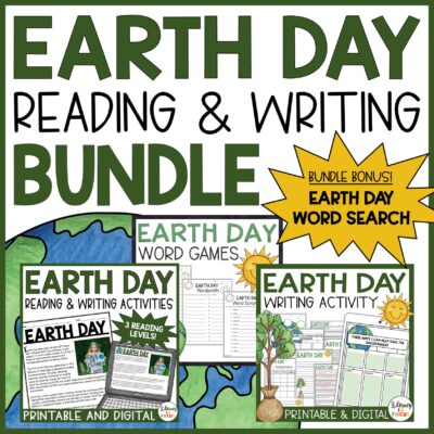Earth Day Reading and Writing Teaching BUndle