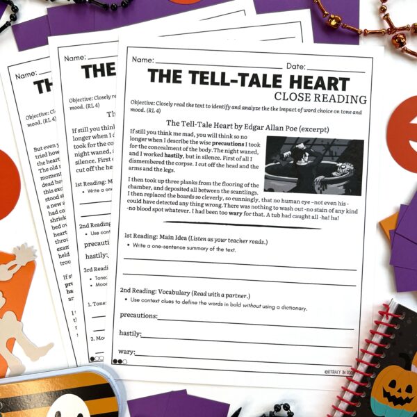 Tell Tale Heart Close Reading