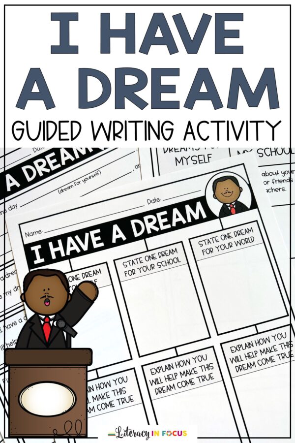 Martin Luther King Writing Activity