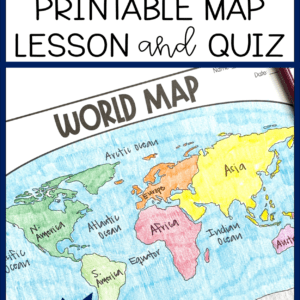 WORLD MAP Printable | Literacy In Focus