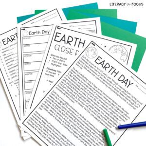 Earth Day Reading Comprehension