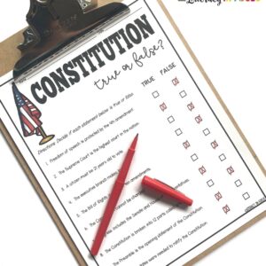Constitution Free Printable