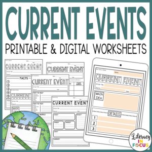 Current Event Worksheets