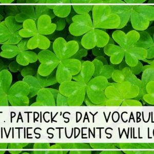 St Patricks Day Vocabulary Activities