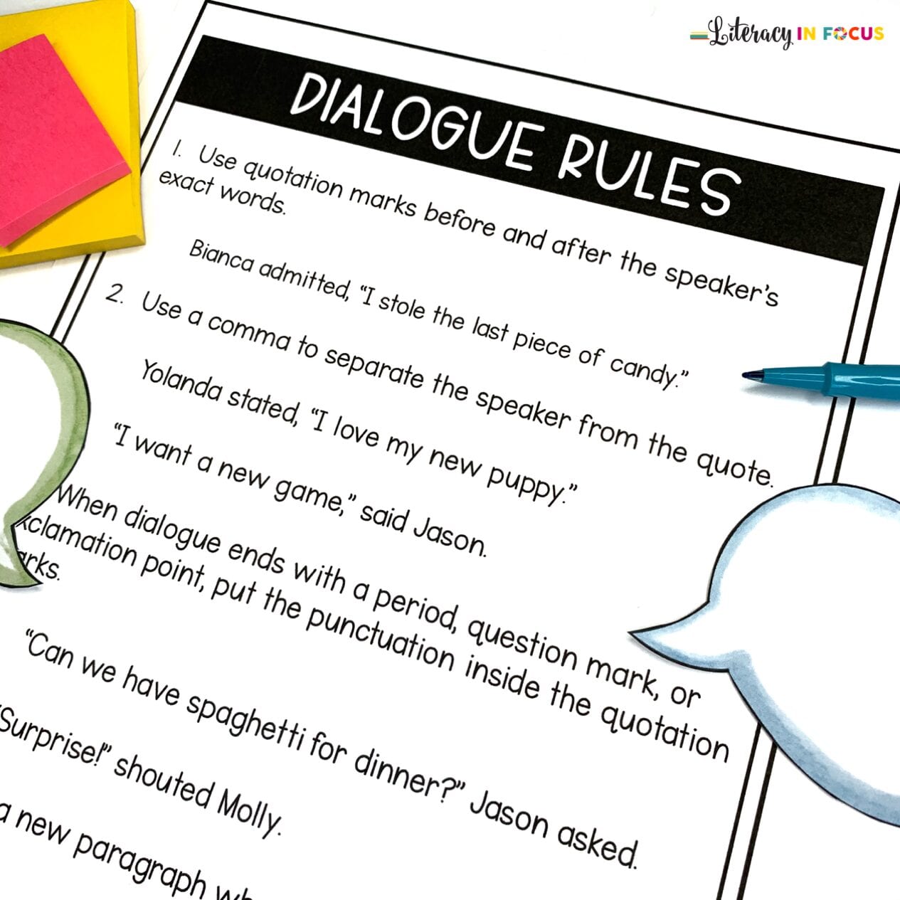 Dialogue Practice Worksheet 