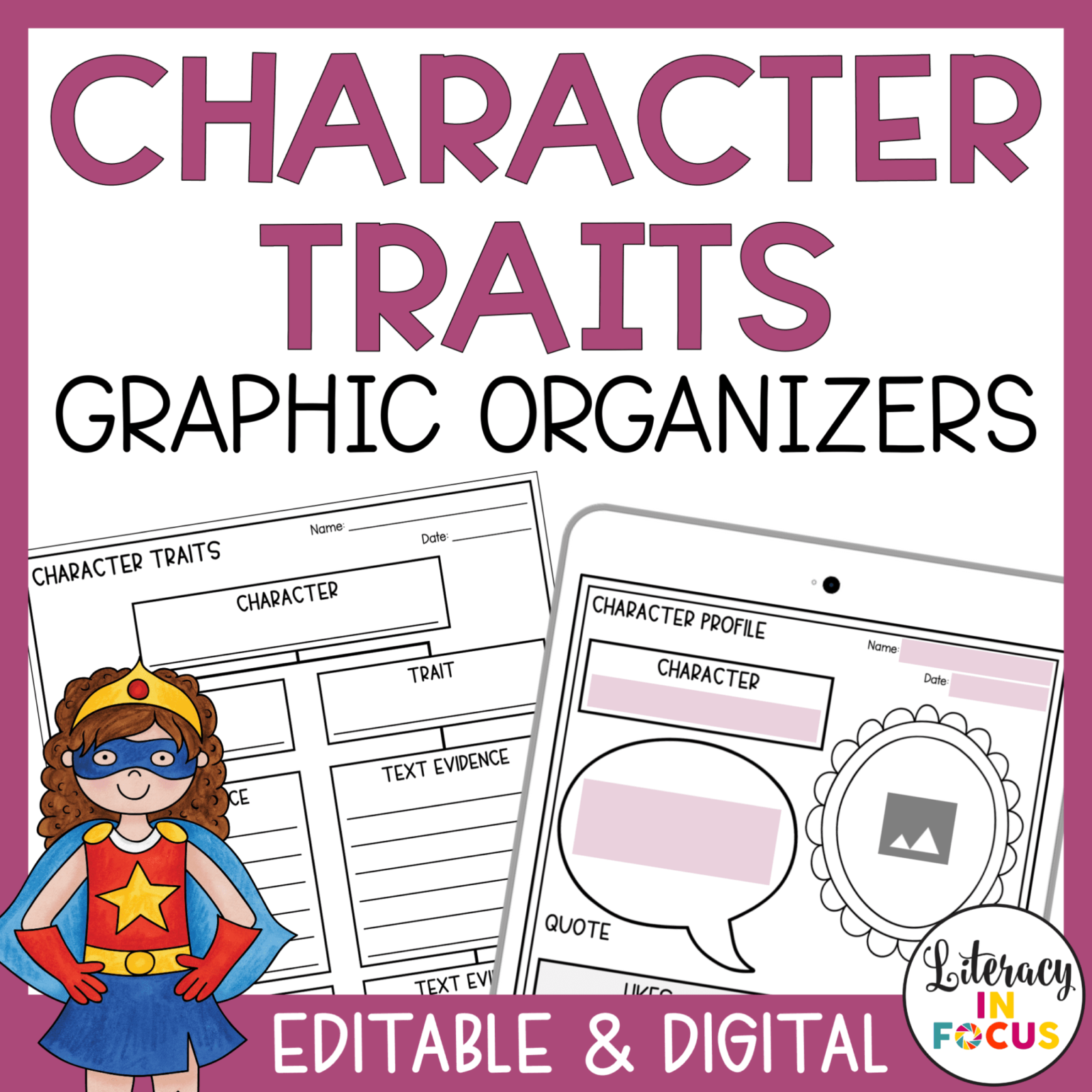 Activities for Teaching Students to Identify Character Traits