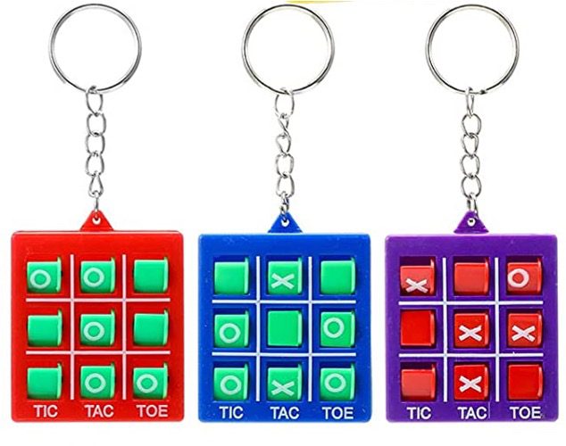 Tic Tac Toe Keychains