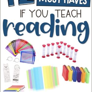 Reading Teacher Supply List