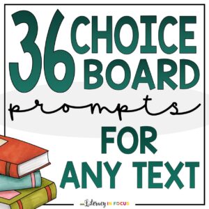 Choice Board Prompts for Any Text