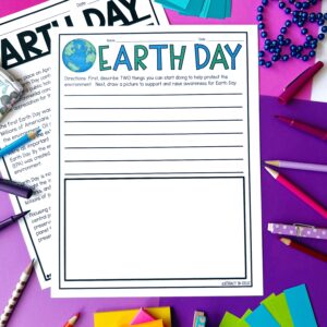 Earth Day Writing Activity