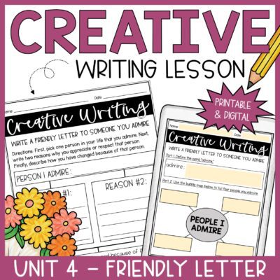 Friendly Letter Writing Lesson