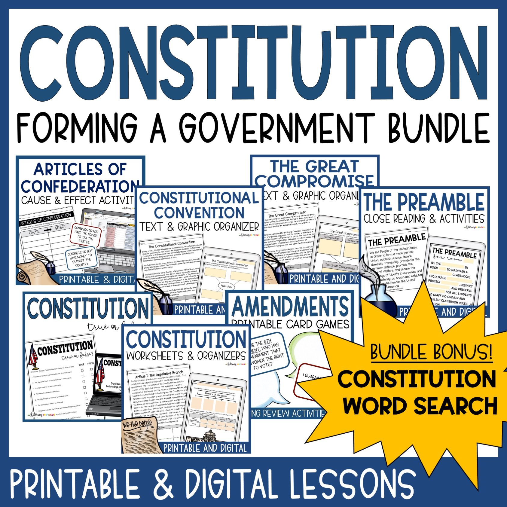 Teaching the US Constitution to Elementary and Middle School Students