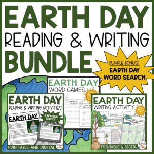Earth Day Reading and Writing Teaching BUndle
