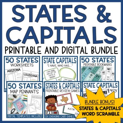 States and Capitals Bundle of Resources