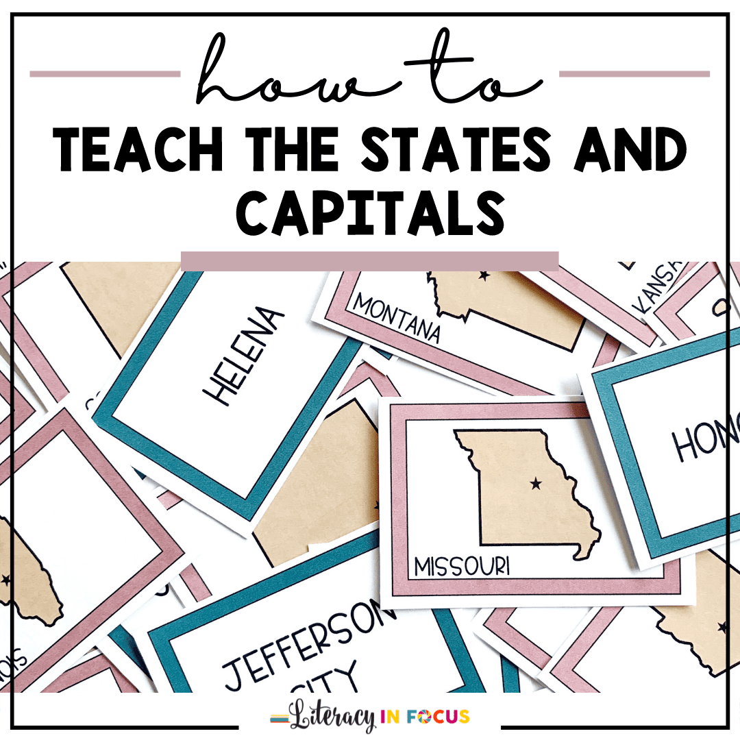 How to Teach the States and Capitals 4th Grade