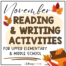 November Reading & Writing Activities